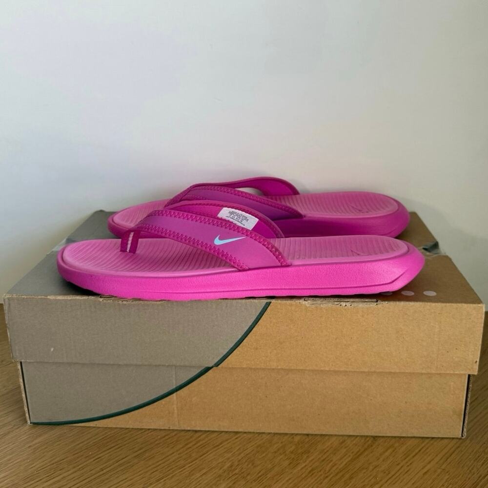 Nike Ultra Celso ‘Hot Pink’ Women Slides Flip Flops - SZ 9 - Picture 4 of 9